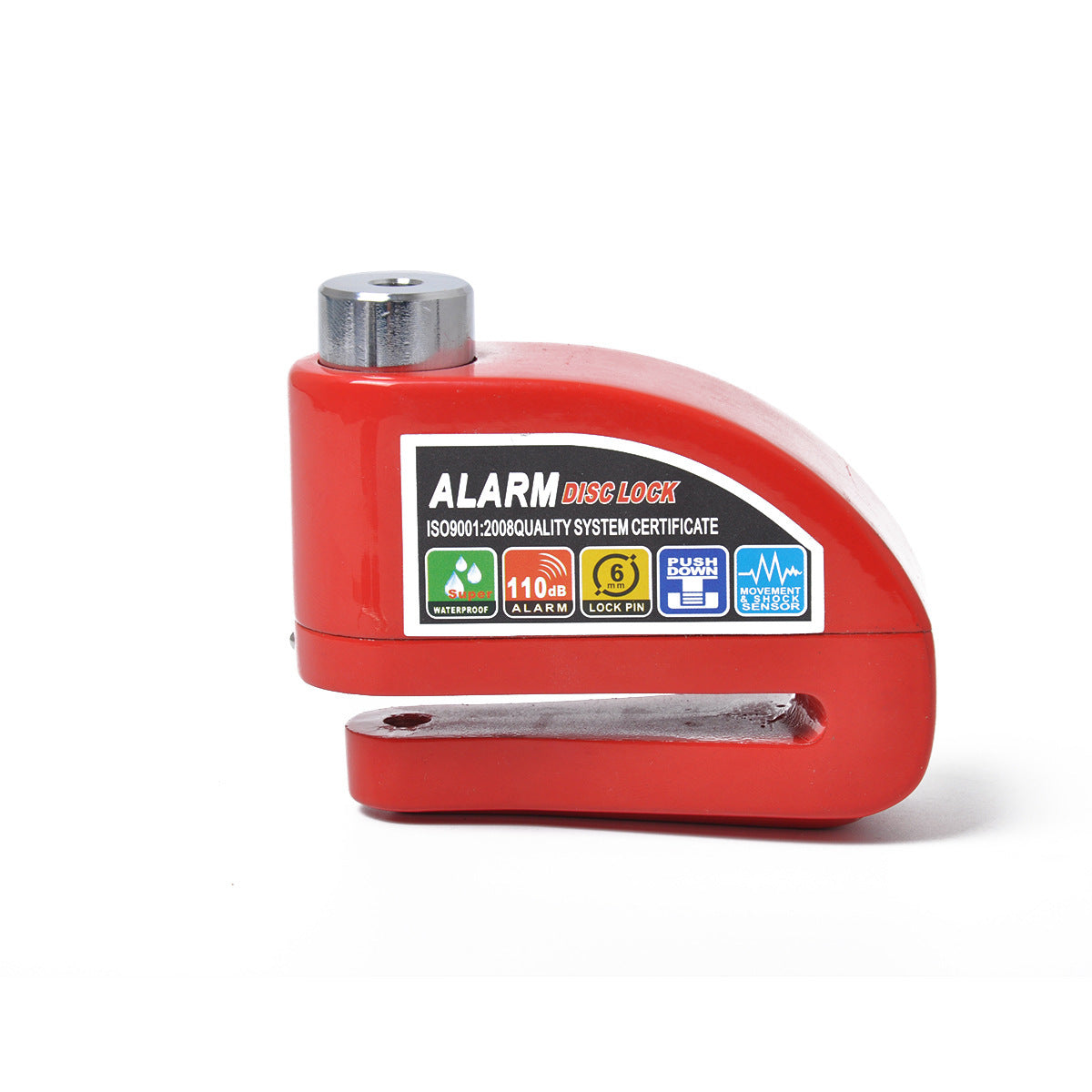Motorcycle Disc Brake Alarm Lock – Aluminum Anti-Theft Lock