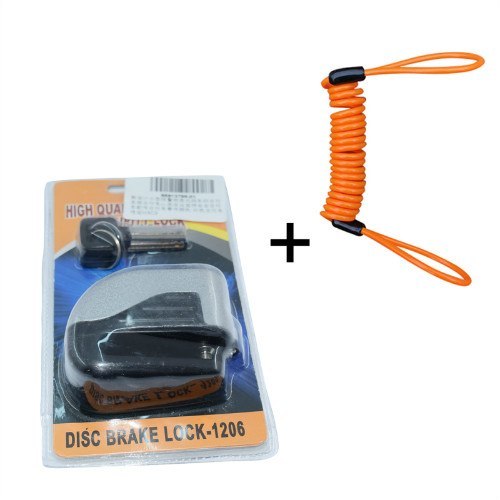 110dB Motorcycle Disc Brake Alarm Lock – Anti-Theft Security