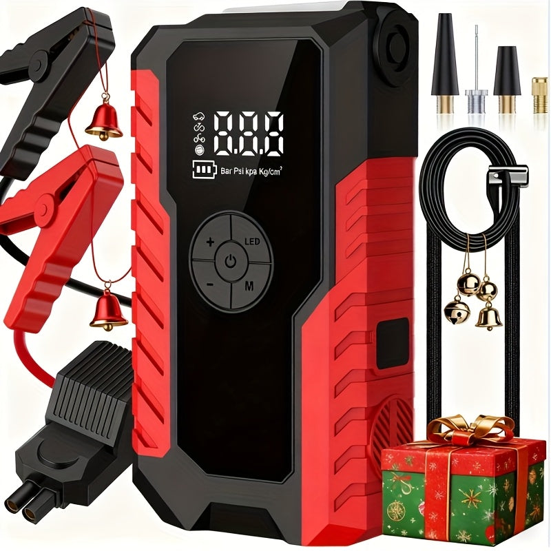 12V Portable Jump Starter with Optional 150 PSI Tire Inflator