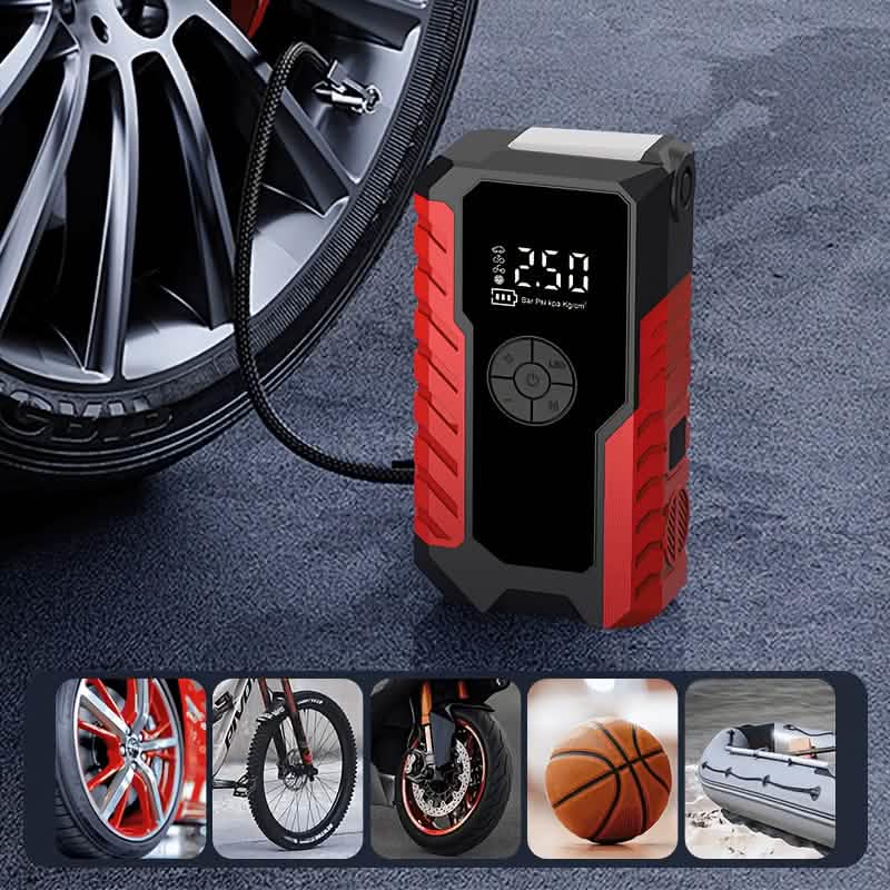 12V Portable Jump Starter with Optional 150 PSI Tire Inflator