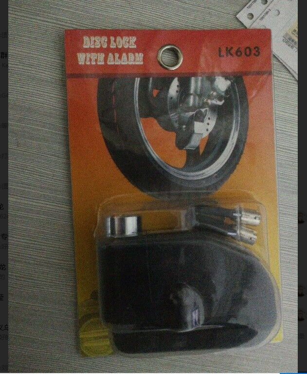 110dB Motorcycle Disc Brake Alarm Lock – Anti-Theft Security