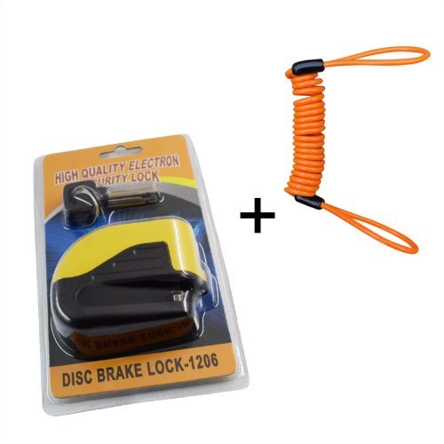 110dB Motorcycle Disc Brake Alarm Lock – Anti-Theft Security