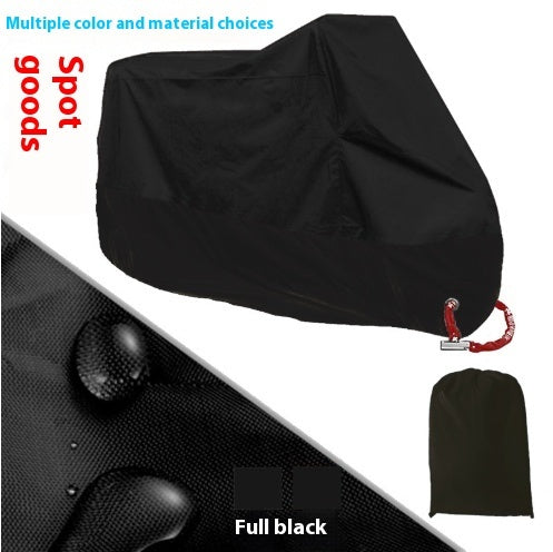 UV50+ Waterproof Motorcycle Cover – 190T Polyester