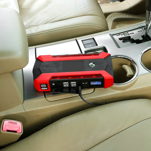 1000A Portable Jump Starter & 20,000mAh Power Bank with LCD