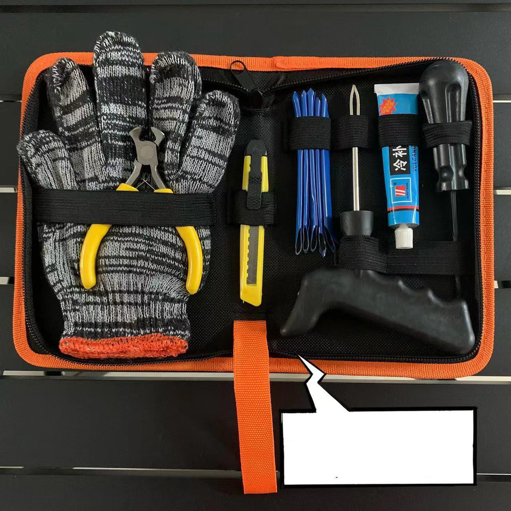 Tubeless Motorcycle Tire Repair Kit for Roadside Emergencies