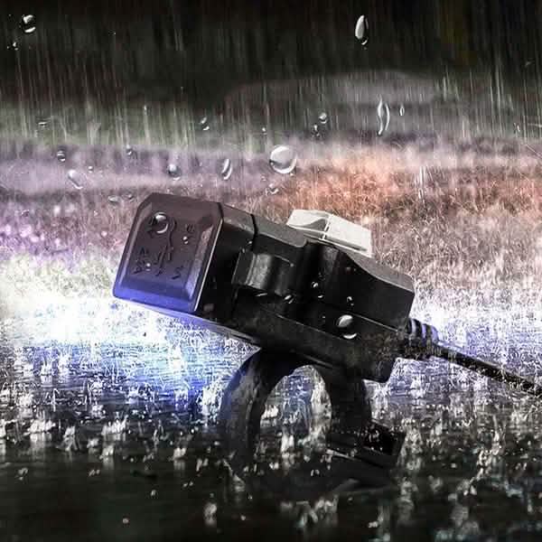 Waterproof Dual USB Motorcycle Handlebar Charger – 9V–24V