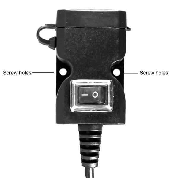 Waterproof Dual USB Motorcycle Handlebar Charger – 9V–24V
