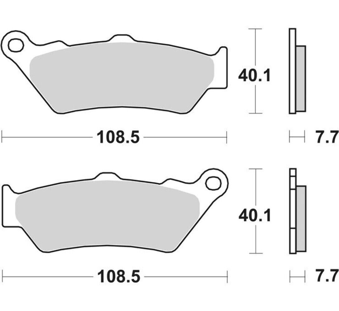 SBS Ceramic Brake Pads 674H.HF